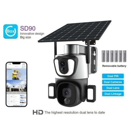 SD90 Dual Lens Solar PTZ Camera UBOX – Zitt Communications
