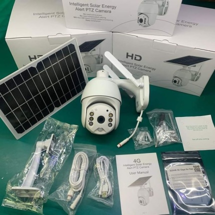 Intelligent Solar Energy Alert PTZ Camera HD 4G White – Zitt Communications