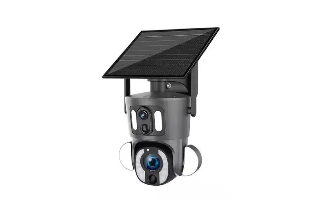 Dual Lens Solar PTZ Camera 6MP 4G – Zitt Communications