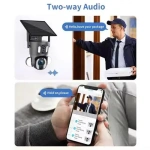 Dual Lens Solar PTZ Camera 6MP 4G – Zitt Communications