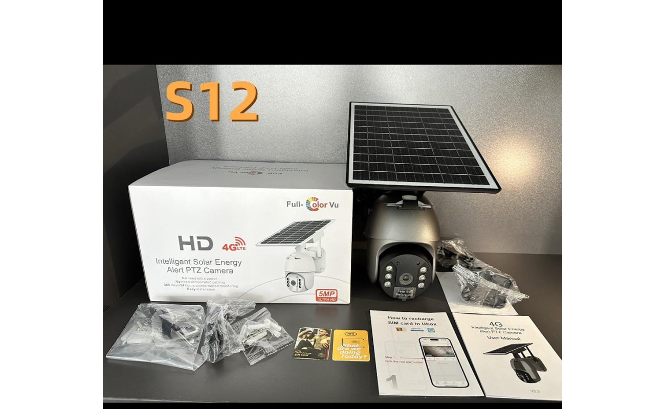 S12 intelligent solar energy alert PTZ camera – Zitt Communications